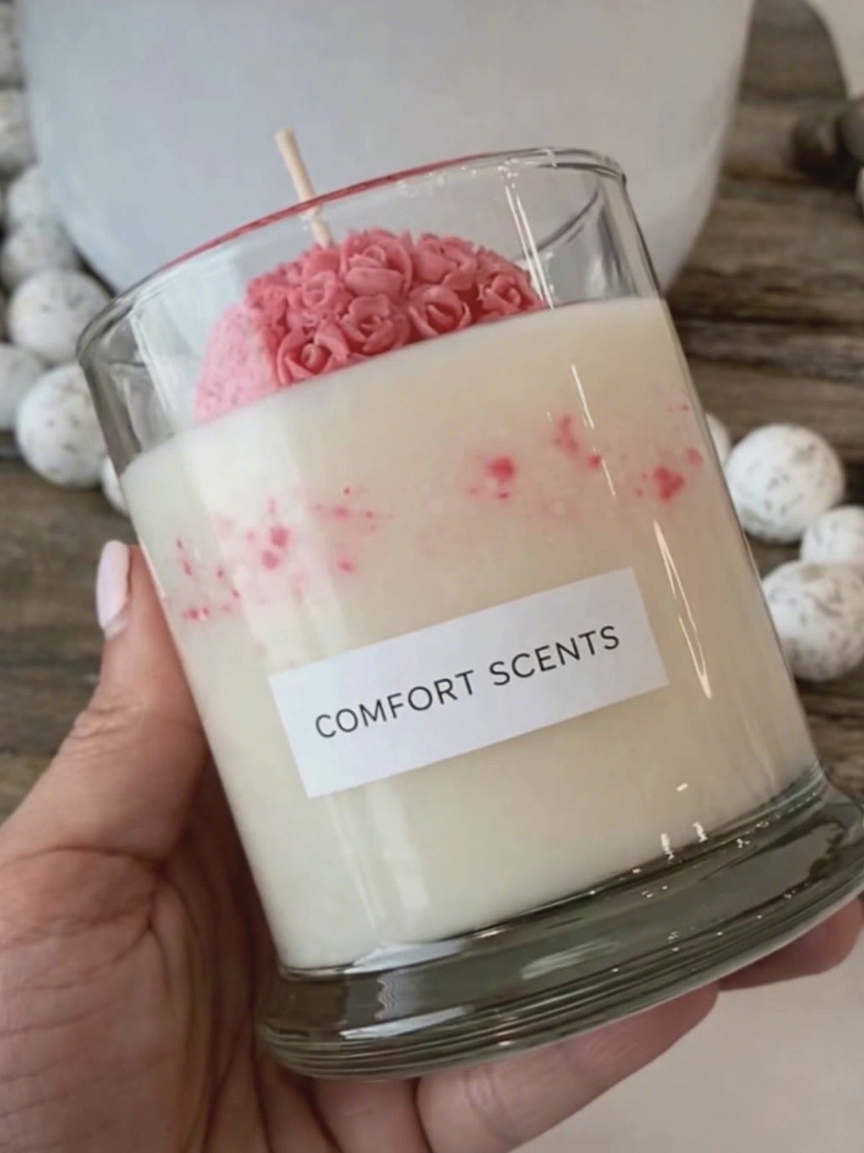 Blush Rose Luxe Jar Candle