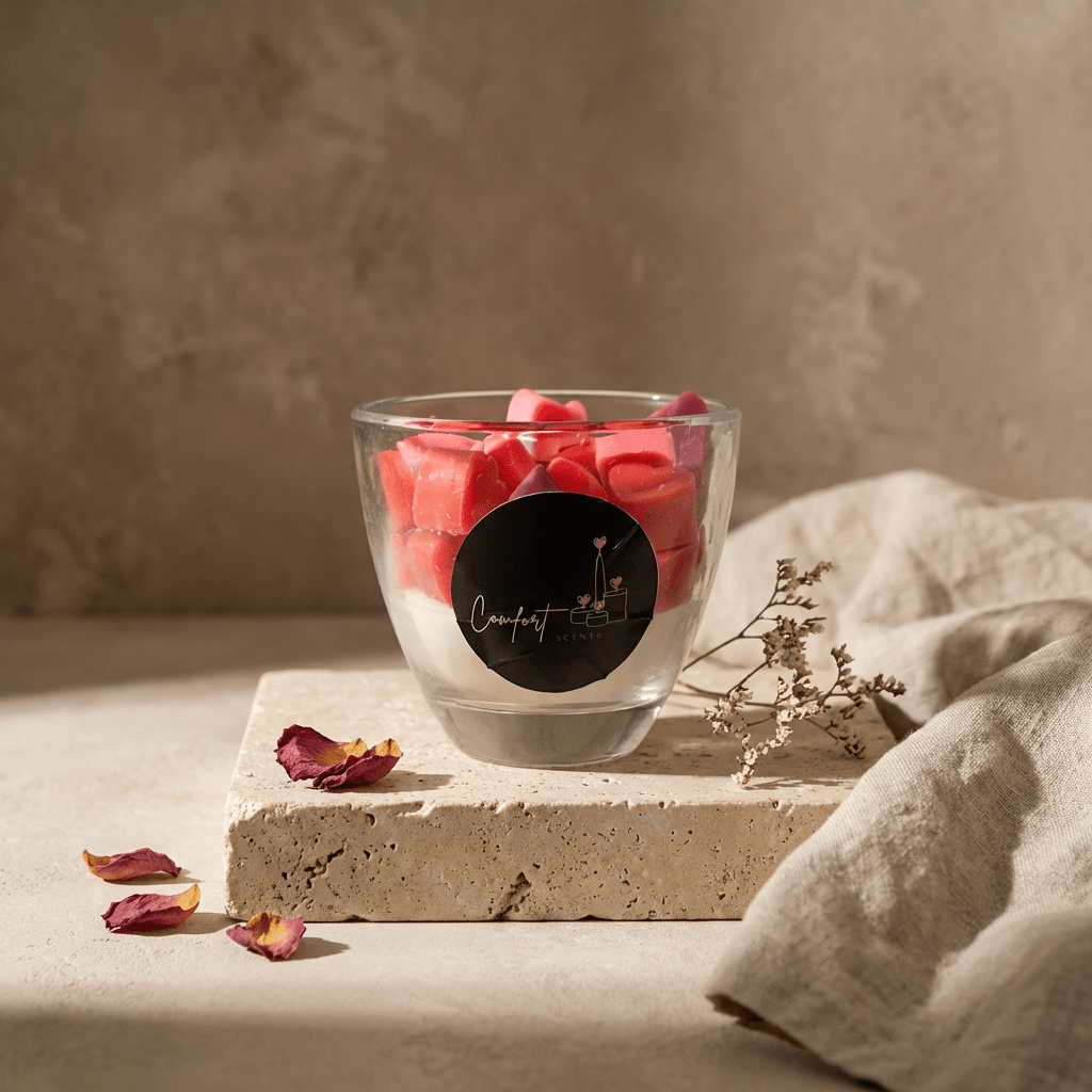 Scented candleComfort ScentsComfortScents ScentedCandles LuxuryCandles HandmadeCandles SoyWaxCandles CozyVibes HomeAesthetic CalmLiving SelfCareRitual SmallBusinessIndia WomenOwn