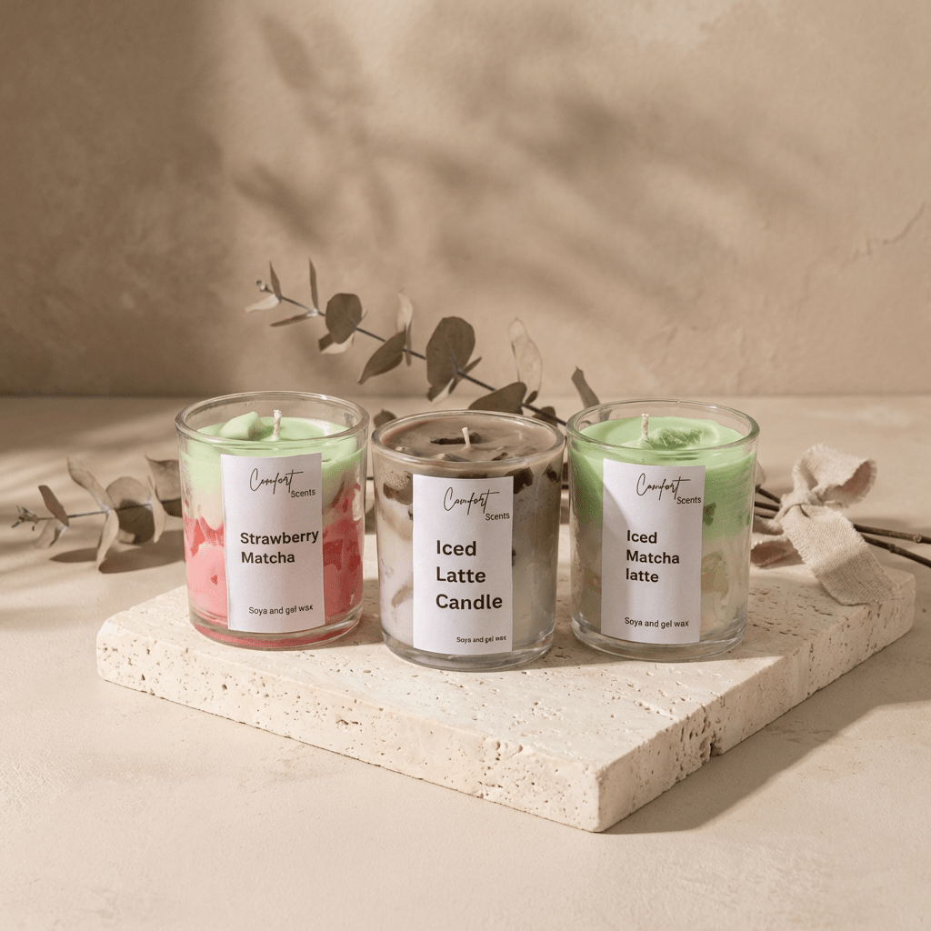 Scented candleComfort ScentsComfortScents ScentedCandles LuxuryCandles HandmadeCandles SoyWaxCandles CozyVibes HomeAesthetic CalmLiving SelfCareRitual SmallBusinessIndia WomenOwn