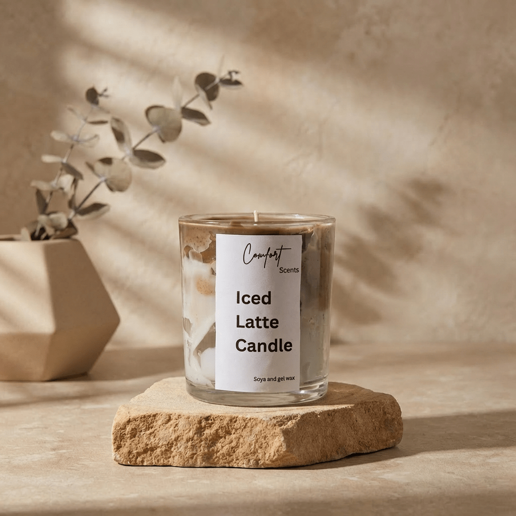 Scented candleComfort ScentsComfortScents ScentedCandles LuxuryCandles HandmadeCandles SoyWaxCandles CozyVibes HomeAesthetic CalmLiving SelfCareRitual SmallBusinessIndia WomenOwn